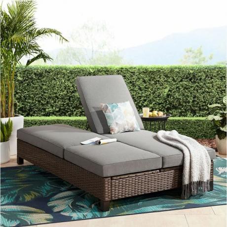 Better Homes & Gardens Brookbury Double Outdoor Chaise Lounge Chair