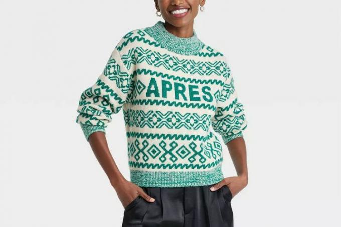 Targetkan Sweater Crewneck Wanita Hari Baru
