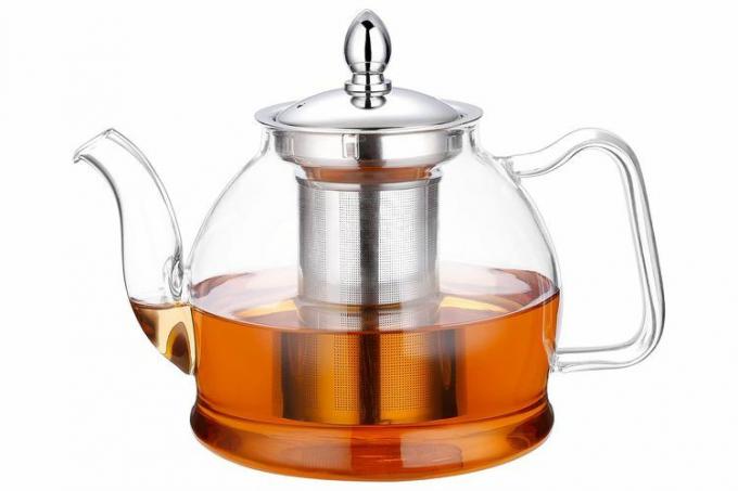 Teko Kaca HIWARE 1000ml dengan Infuser yang Dapat Dilepas,